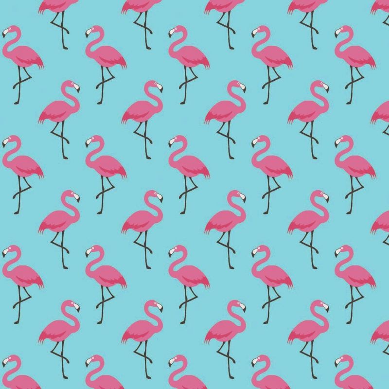 Tissu motif flamant rose Flamingo