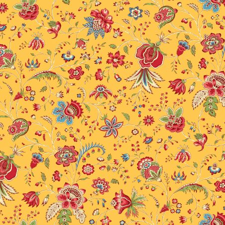 Tissu Coton Cretonne Motifs Mini Fleur Perse Holi